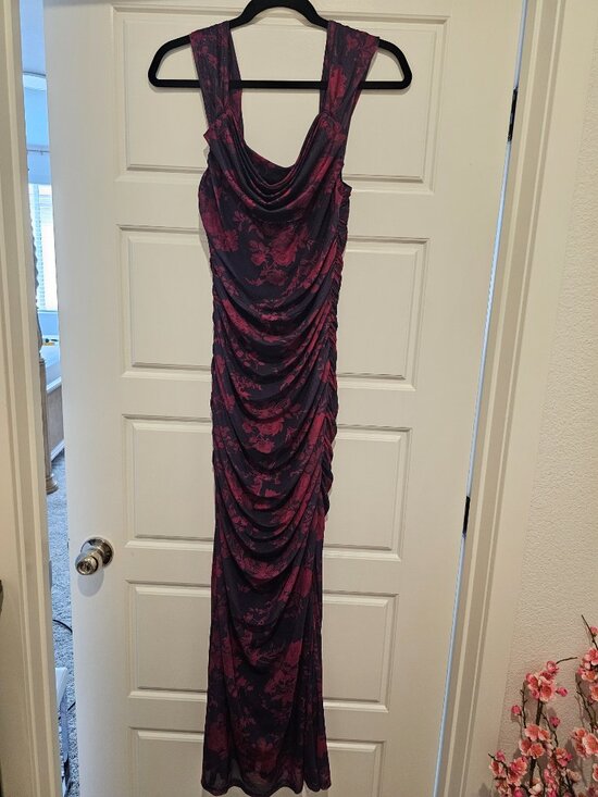 KUTUMAI Dresses & Skirts - KUTUMAI Off The Shoulder Maxi Long Dress Corset Ruched Bodycon Cocktail Formal